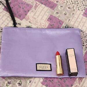 Gucci Beauty Bundle Lipstick - with Gucci Pouch